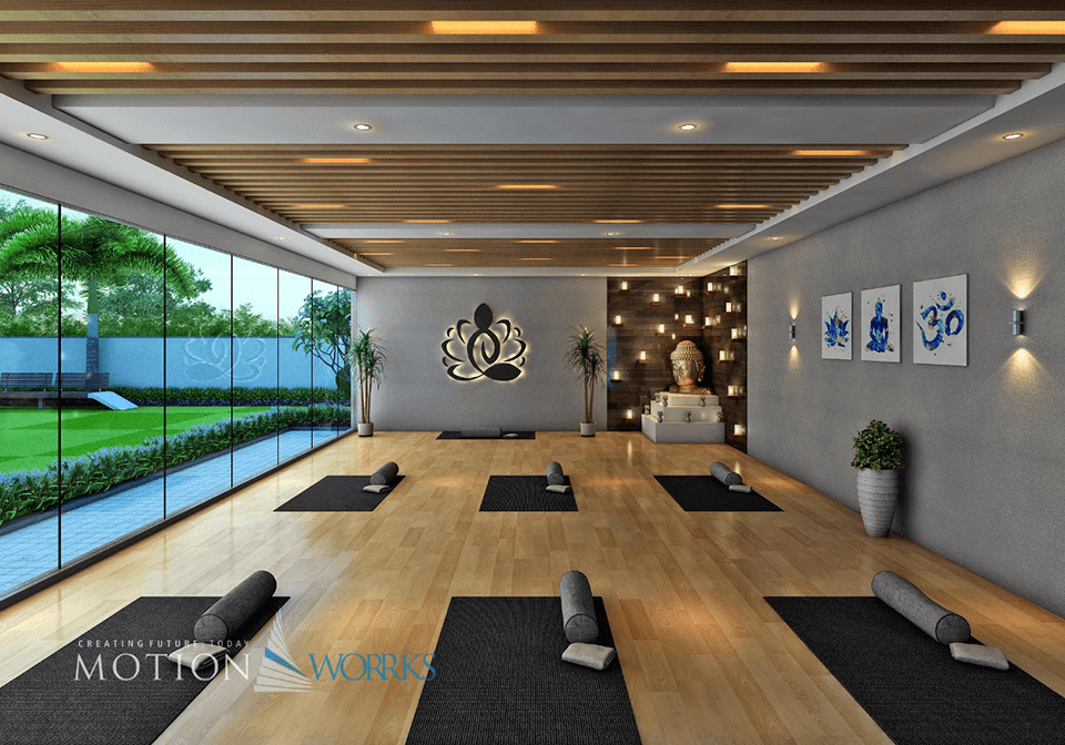 Yoga and Meditation Room at Green Leaf.